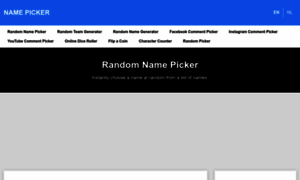 Namepicker.net thumbnail