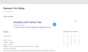 Names-for-baby.org thumbnail