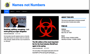 Names-not-numbers.org thumbnail