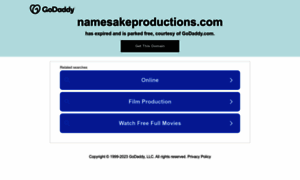 Namesakeproductions.com thumbnail