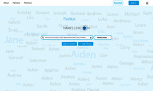 Nameslexicon.com thumbnail