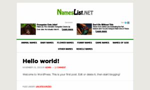 Nameslist.net thumbnail