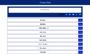 Namestyle.org thumbnail