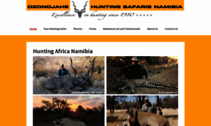 Namibiahuntingsafaris.com thumbnail