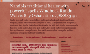 Namibiatraditionalhealerspell.blogspot.com thumbnail