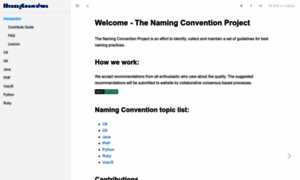 Namingconvention.org thumbnail