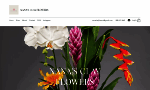 Nanaclayflowers.com thumbnail