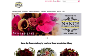 Nancefloralshoppe.com thumbnail