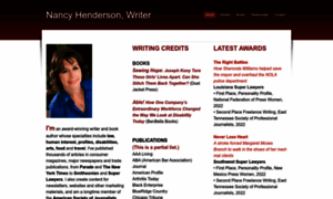 Nancyhendersonwriter.com thumbnail