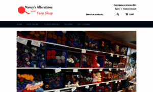 Nancysalterationsandyarnshop.com thumbnail