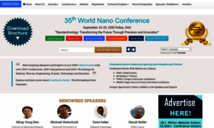 Nano.conferenceseries.com thumbnail