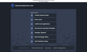 Nanocloudservers.com thumbnail