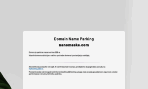 Nanomaske.com thumbnail