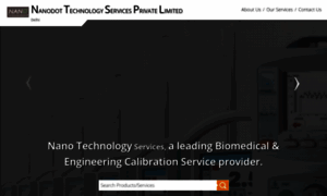 Nanotechnologyservices.in thumbnail