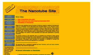 Nanotube.msu.edu thumbnail