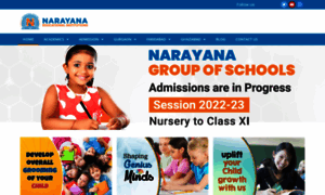 Narayanaschools.org thumbnail