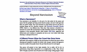 Narcissism.com.au thumbnail