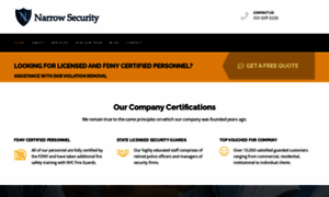 Narrowsecurity.com thumbnail