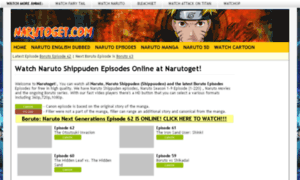 Narutoget watch 2024 naruto online