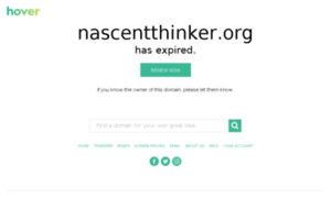 Nascentthinker.org thumbnail