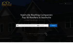 Nashvilleroofcompanies.com thumbnail