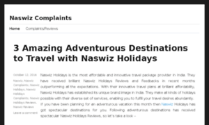 Naswizcomplaints.co.in thumbnail