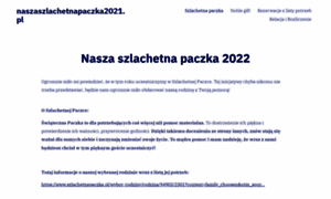 Naszaszlachetnapaczka2021.pl thumbnail