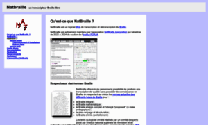 Natbraille.free.fr thumbnail