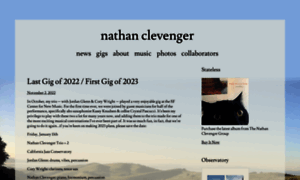 Nathanclevengermusic.com thumbnail