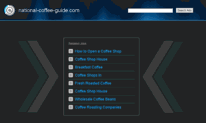 National-coffee-guide.com thumbnail