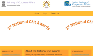 National-csrawards.iica.in thumbnail