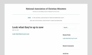 Nationalassociationofchristianministers.wordpress.com thumbnail