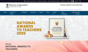 Nationalawardstoteachers.mhrd.gov.in thumbnail