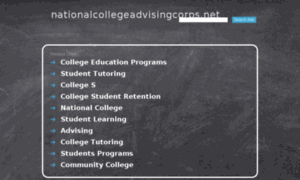 Nationalcollegeadvisingcorps.net thumbnail