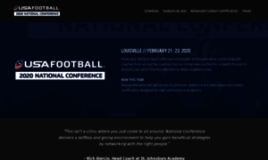 Nationalconference.usafootball.com thumbnail