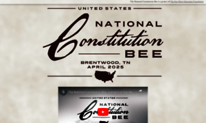 Nationalconstitutionbee.org thumbnail