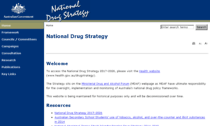 Nationaldrugstrategy.gov.au thumbnail