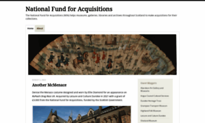 Nationalfundforacquisitions.wordpress.com thumbnail