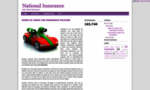 Nationalinsurancelife.blogspot.com thumbnail