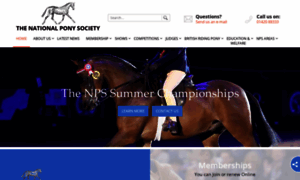 Nationalponysociety.com thumbnail