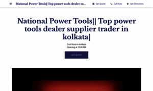 Nationalpowertools-toolstore.business.site thumbnail