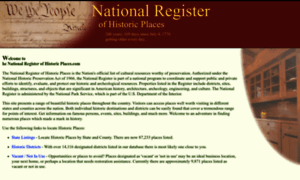 Nationalregisterofhistoricplaces.com thumbnail