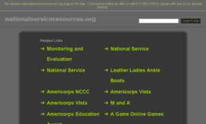 Nationalserviceresources.org thumbnail