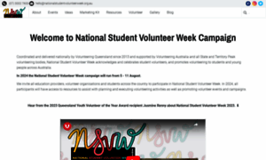 Nationalstudentvolunteerweek.org.au thumbnail
