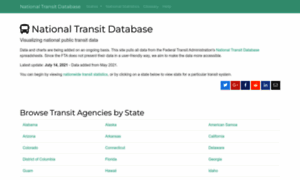 Nationaltransitdatabase.org thumbnail