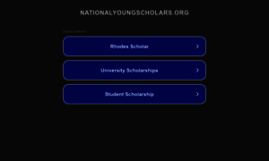 Nationalyoungscholars.org thumbnail