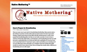 Nativemothering.com thumbnail