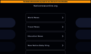 Nativenewsonline.org thumbnail
