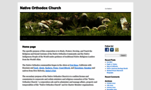 Nativeorthodoxchurch.org thumbnail