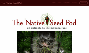 Nativeseedpod.org thumbnail